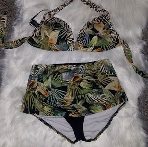Retro swim wear